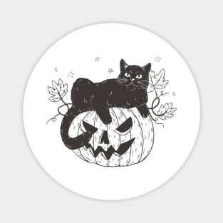 Halloween Cat Magnet